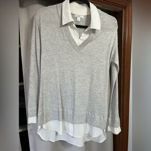 Camber&Grace grey sweater shirt